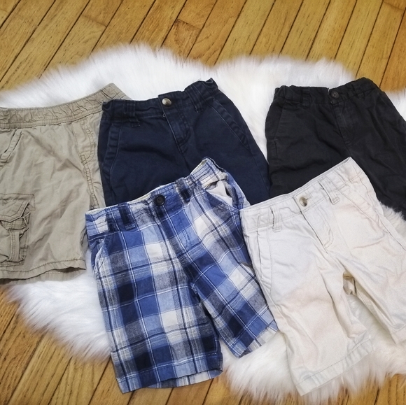 Size 4T Boys Shorts 5 pairs (Bundle #1)